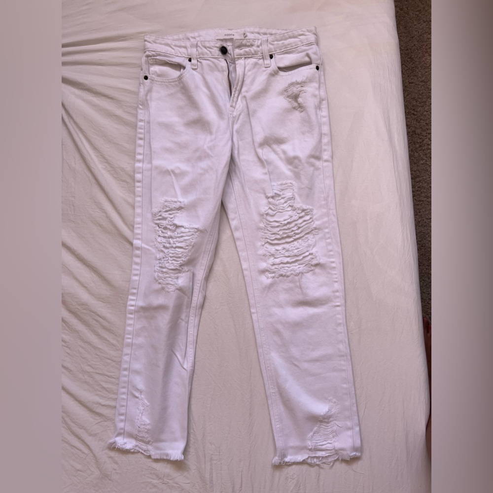 White jeans